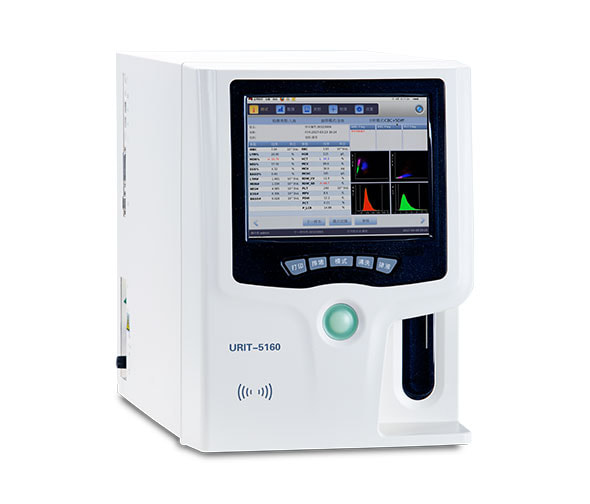 Hematology Analyzer of 5 populations with laser technology and 28 parameters. Determination of: erythrocytes, leukocytes, platelets, hemoglobin, hematocrit, Medium corpuscular volume, haemoglobin concentration corpuscular mean, hemoglobin corpuscular mean, lymphocytes (% and ABS), monocytes (% and ABS), neutrophils (% and ABS), eosinophils (% and ABS), basophils (% and ABS), erythrocytes distribution index, DESV. Standard of erythrocytes distribution index, Plaquetocrito, medium platelet volume, platelet distribution index, platelet ratio, reticulocytes (% and abs and ratio)

Optional determination of Reticulocytes

2 histograms for RBC and PLT
2 Scatergramas: 5 populations and Eosinósilos and neutrophils

Speed of 60 samples/hour
10.4 inch touch screen
Sample Volume 20 Μ L.